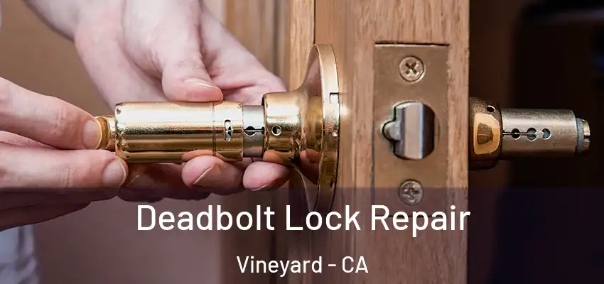  Deadbolt Lock Repair Vineyard - CA