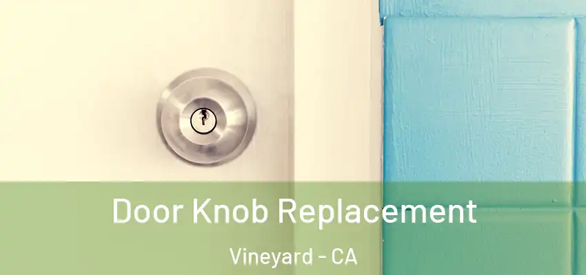 Door Knob Replacement Vineyard - CA