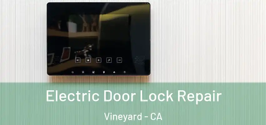  Electric Door Lock Repair Vineyard - CA