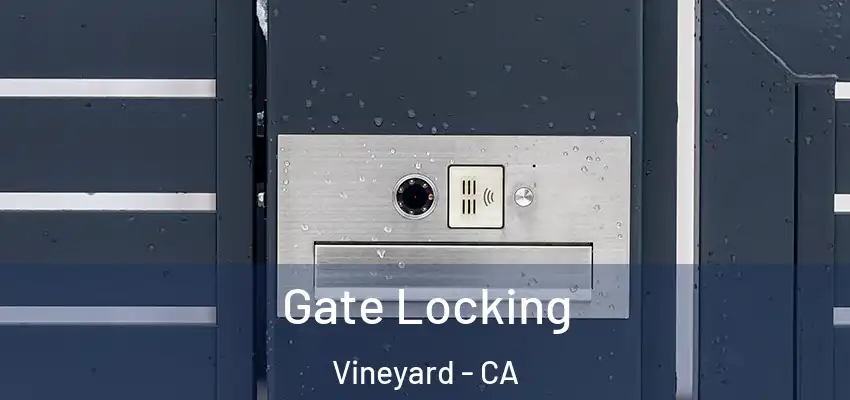 Gate Locking Vineyard - CA