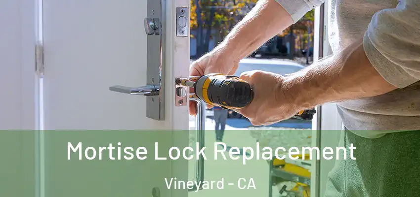  Mortise Lock Replacement Vineyard - CA