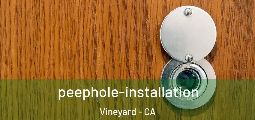  peephole-installation Vineyard - CA
