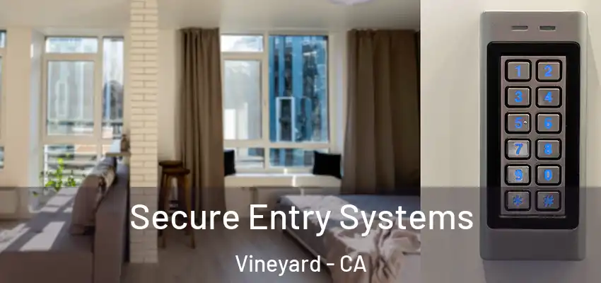  Secure Entry Systems Vineyard - CA